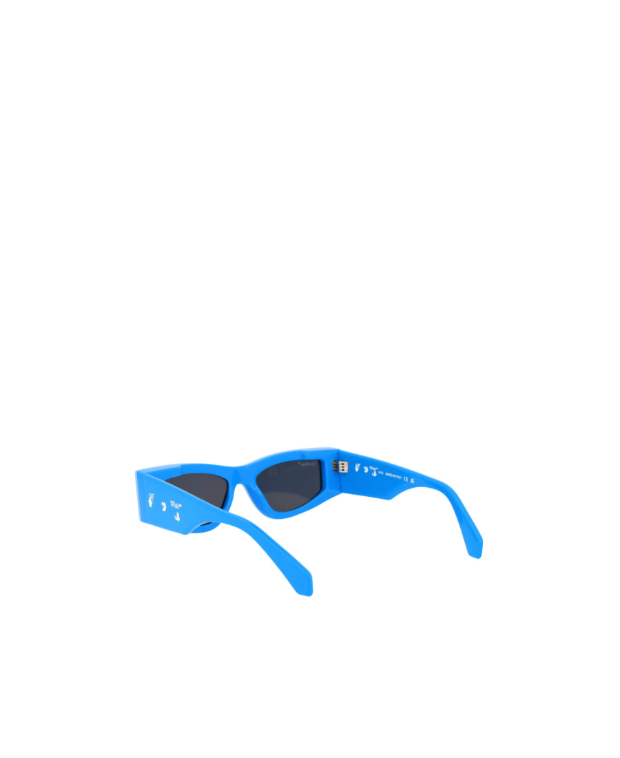 Off-white Logo-print Sunglasses In Blue