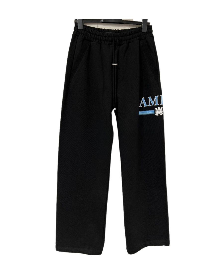 Amiri Ma Bar Cotton Track Pants In Black