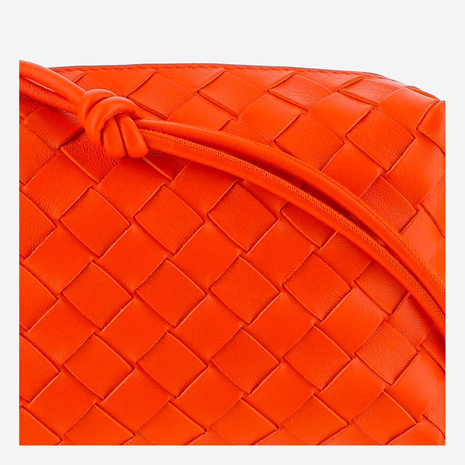 Bottega Veneta Mini Loop Camera Bag In Red