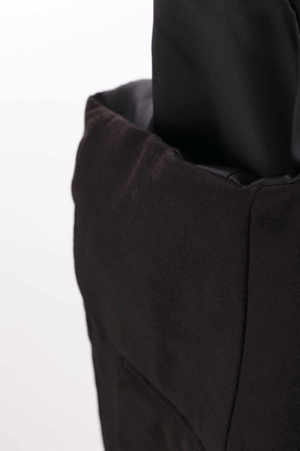 Shop Comme Des Garçons Buttoned Jacket In Black