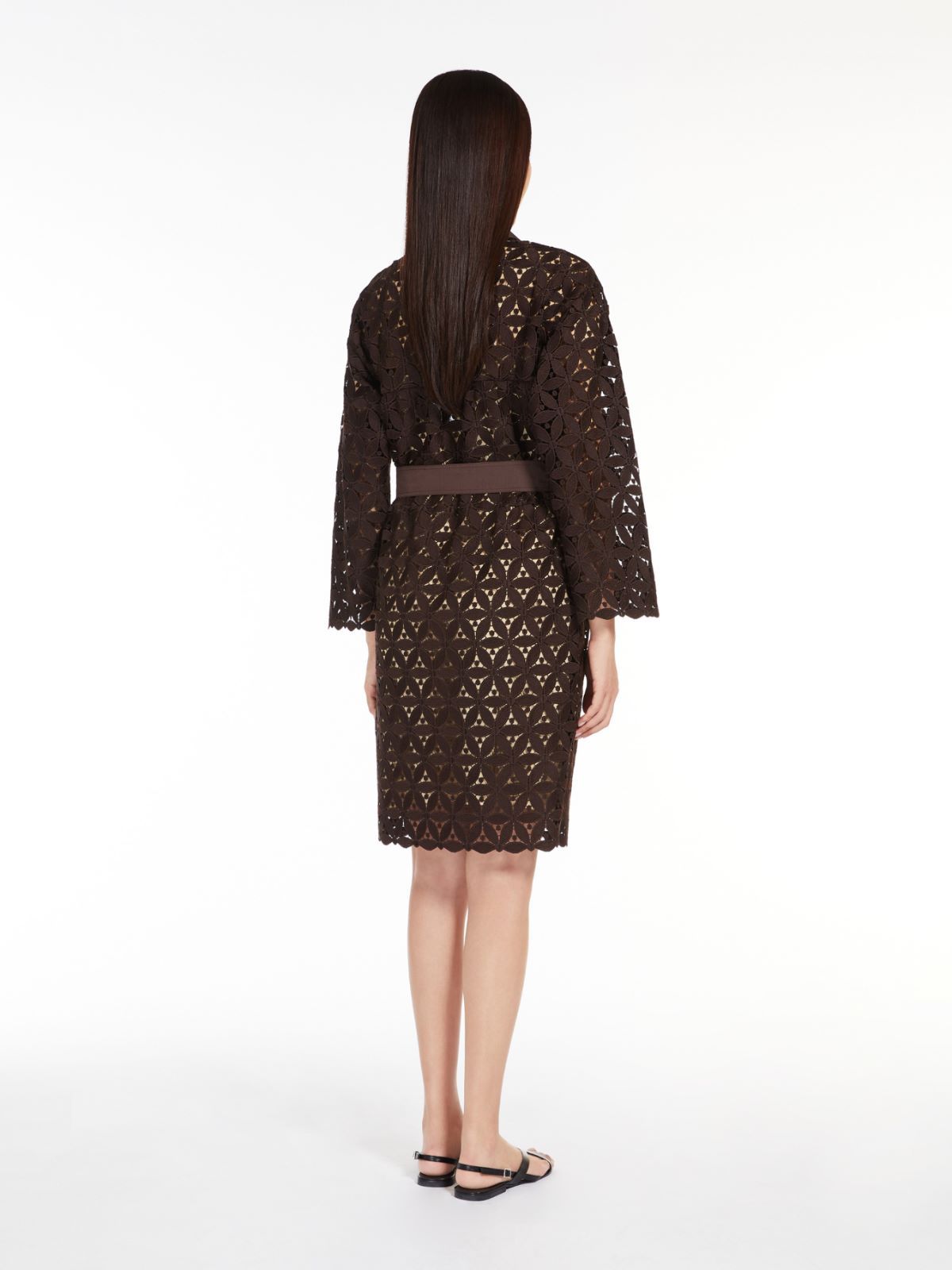 Weekend Max Mara Long-sleeved Dress In Black