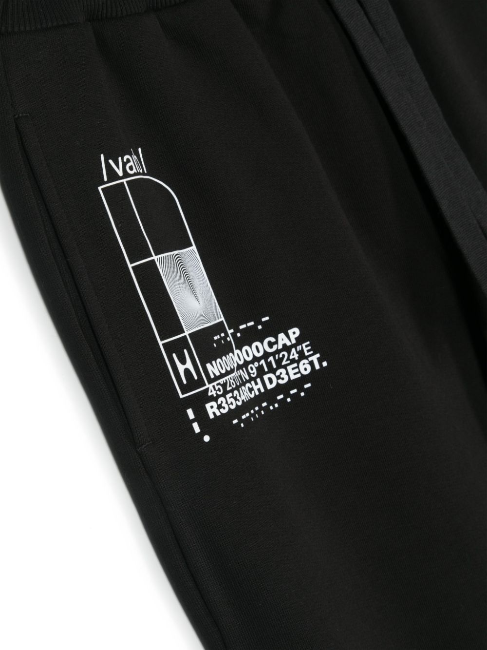 Dolce & Gabbana Dgvib3 Cotton Track Pants In Black