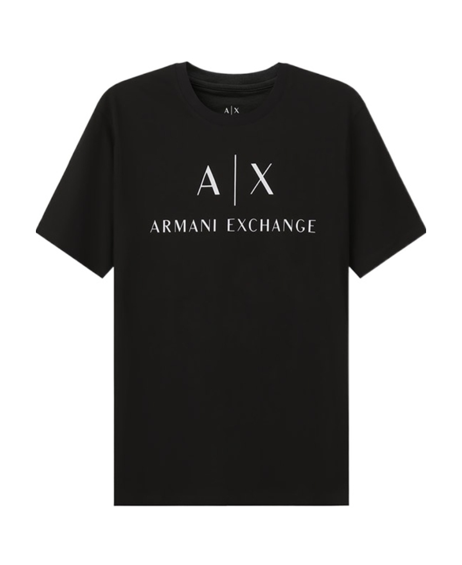 ARMANI EXCHANGE LOGO-PRINT COTTON T-SHIRT 