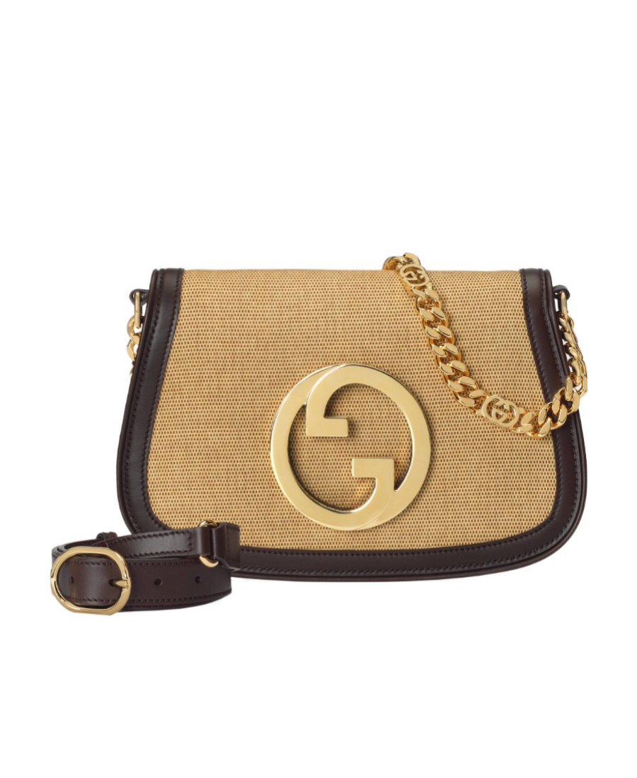 Gucci Logo-plaque Detail Tote Bag In Nude