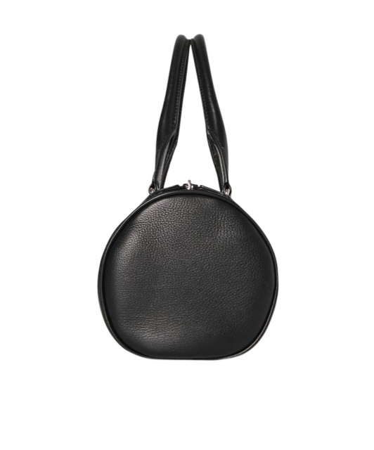 The Row Zip-up Top Handle Bag In Black