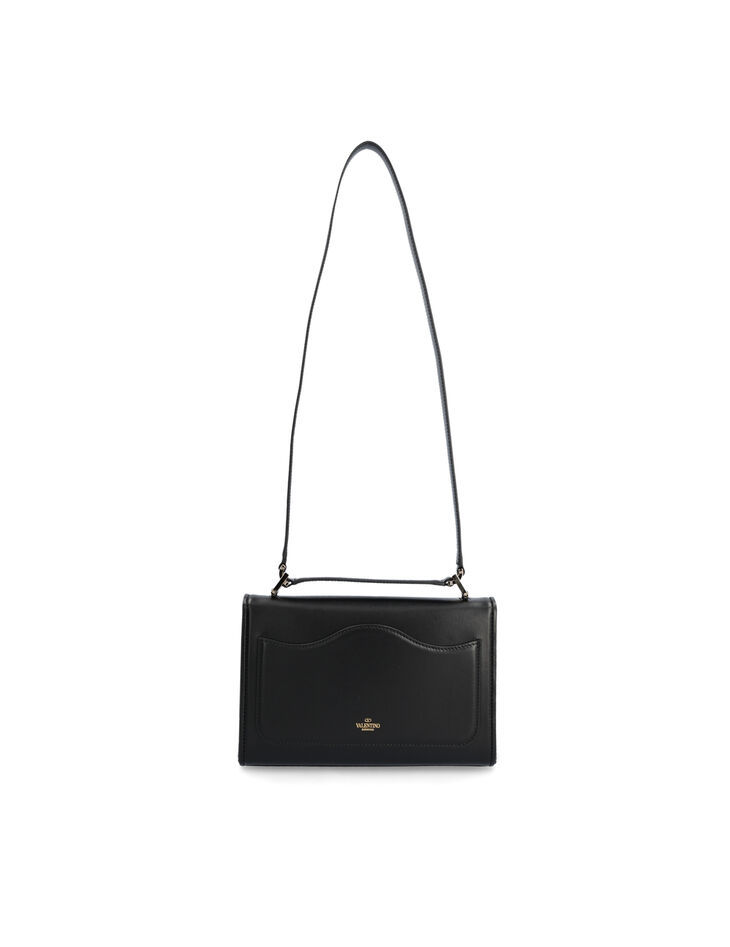VALENTINO GARAVANI VALENTINO VLOGO PLAQUE FOLDOVER TOP SHOULDER BAG