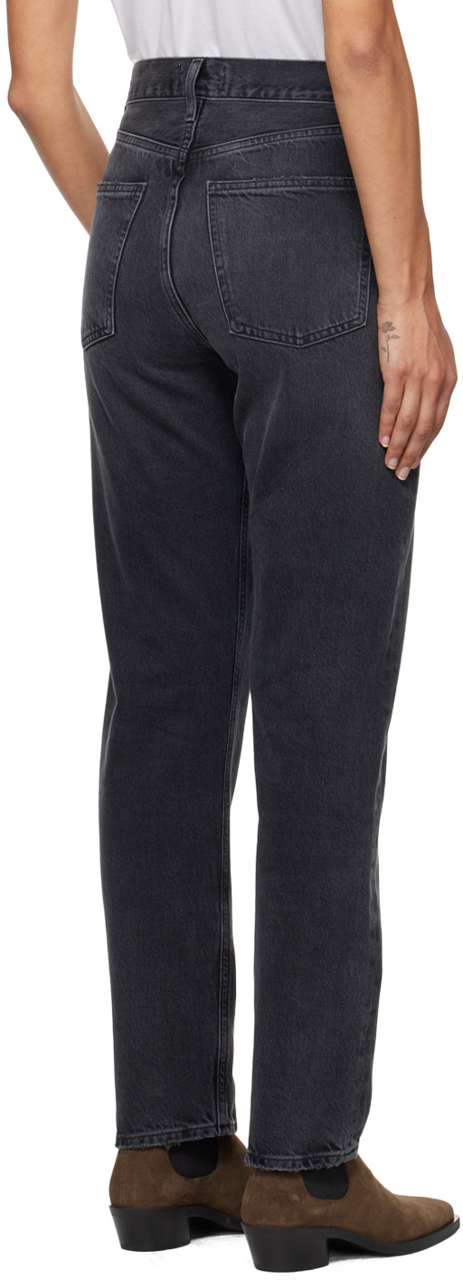 AGOLDE DENIM TROUSERS WITH BELT LOOPS
