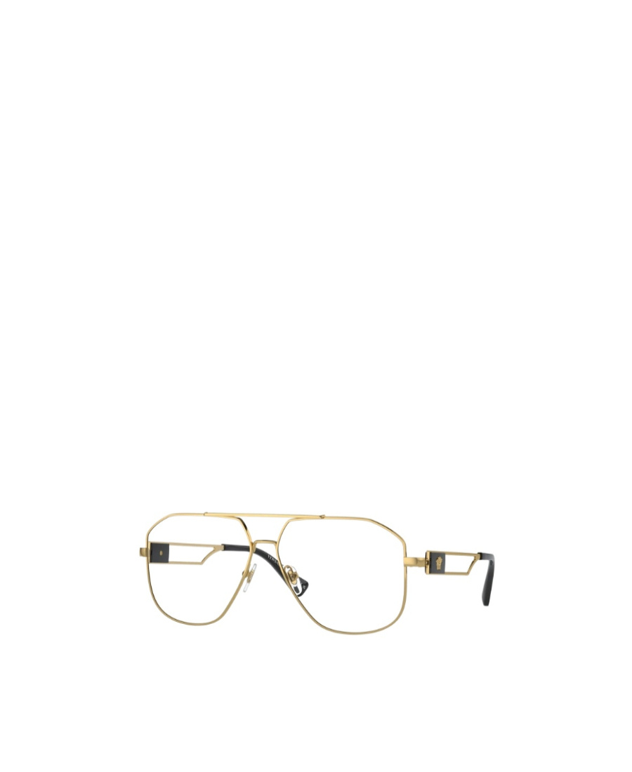 Versace Medusa Head Pilot-frame Glasses In Nude