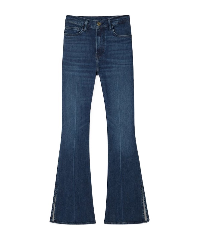 FRAME LE EASY HIGH-RISE FLARED JEANS 