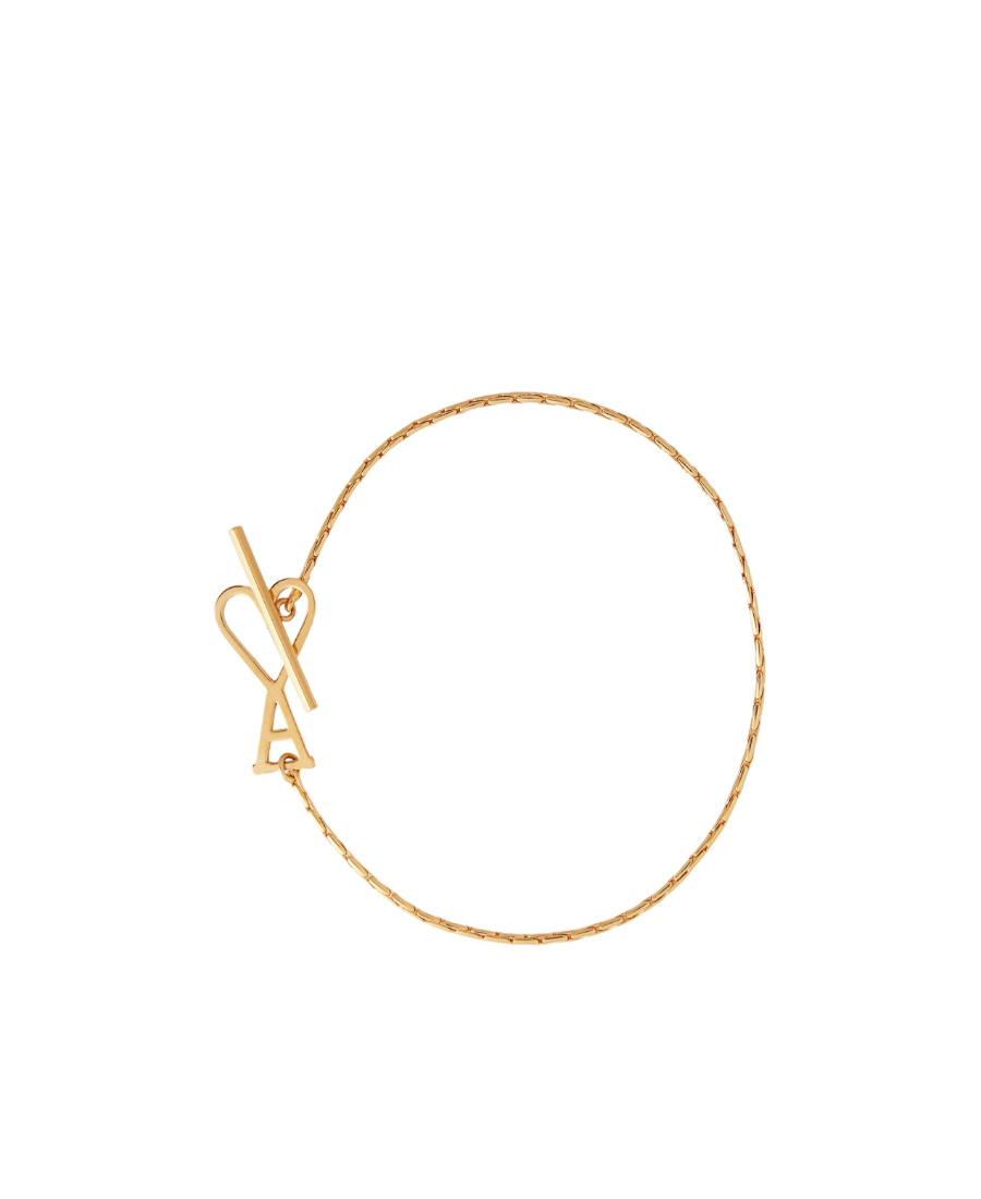 Ami Alexandre Mattiussi Ami De Coeur Bracelet In Yellow