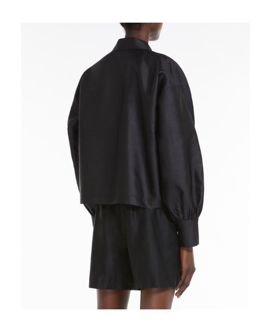 Max Mara Long-sleeved Shirt In Black