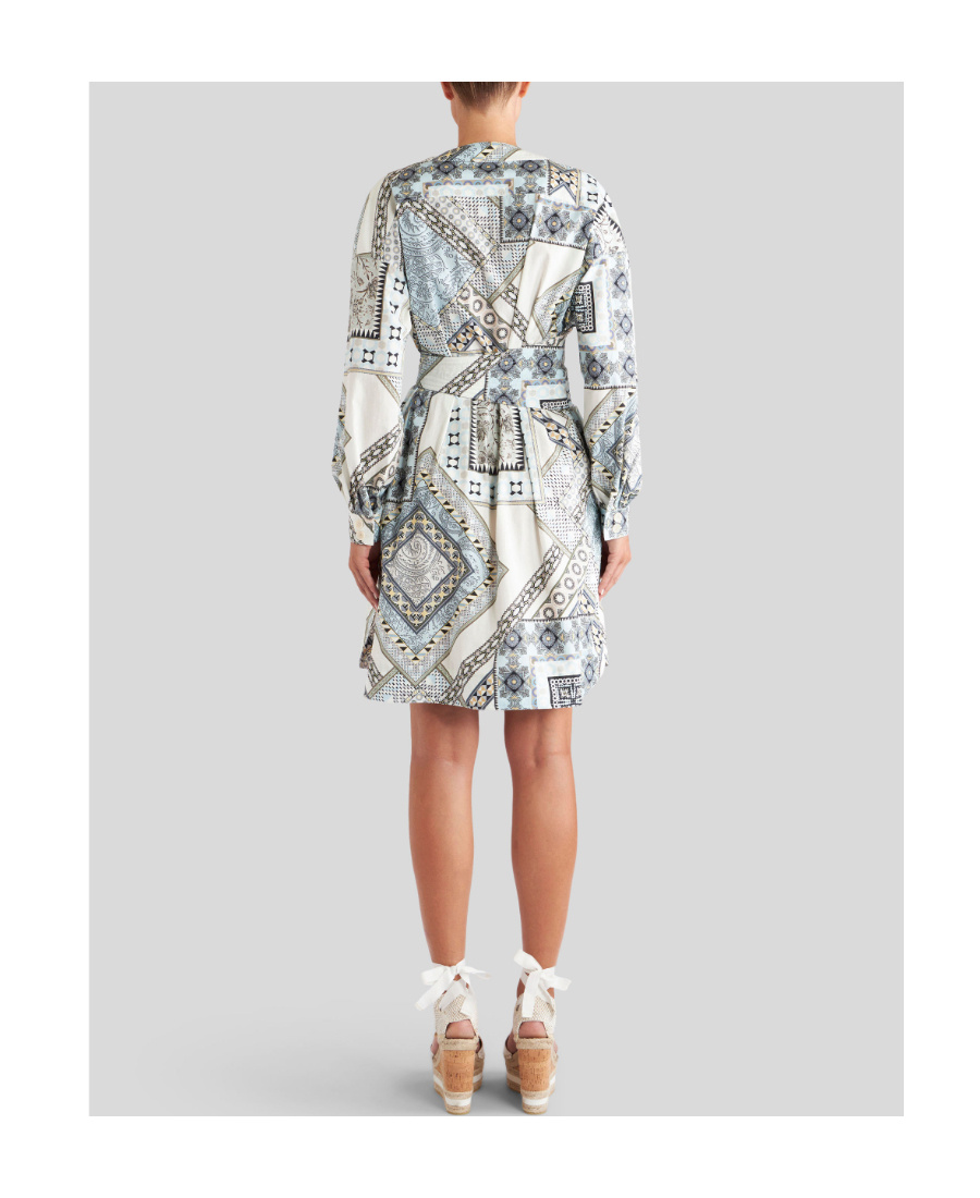 Etro Cotton Dress In White