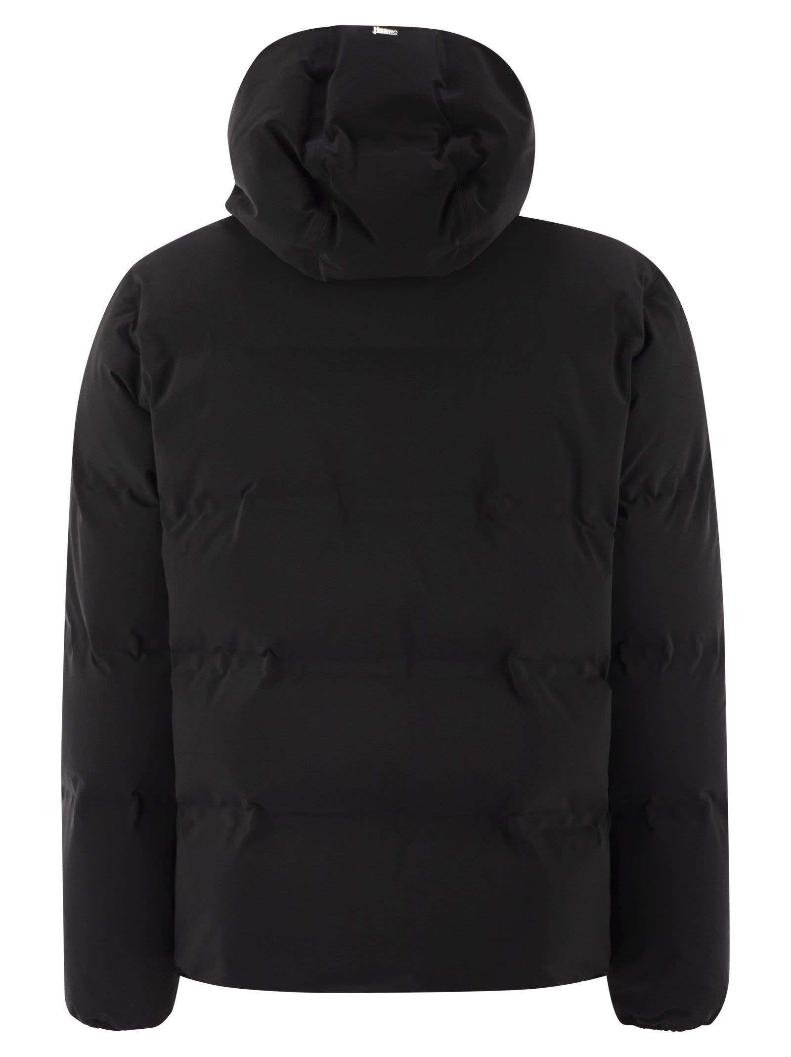 Herno Men New Impact Down Jacket With Hood In Multi