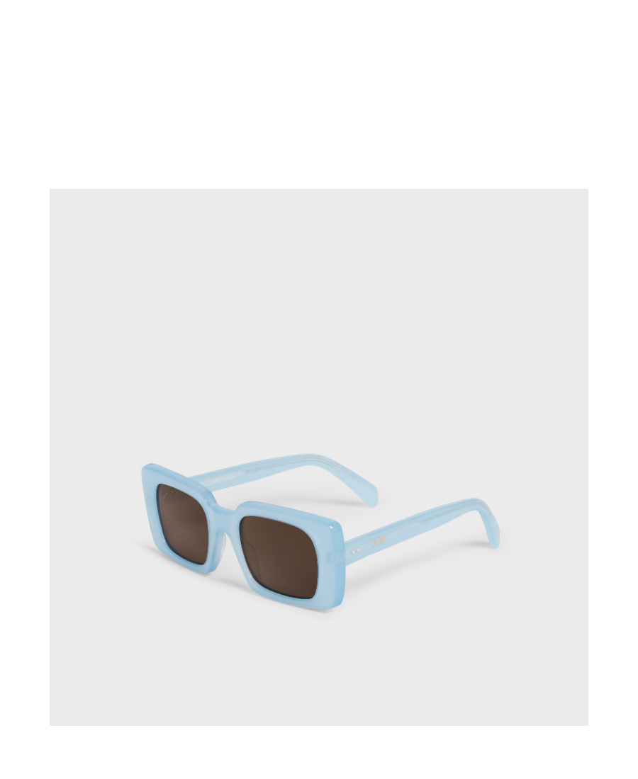 Celine Square S213 Sunglasses In Acetate In Blue