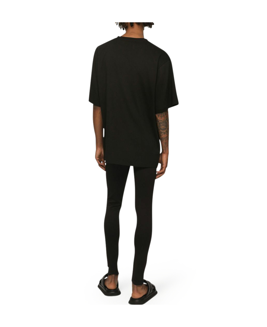 Dolce & Gabbana Embroidered Logo T-shirt In Black