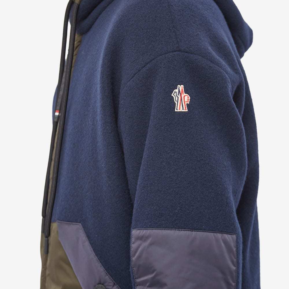 Moncler Zipper Hooded Casual Jacket In Black