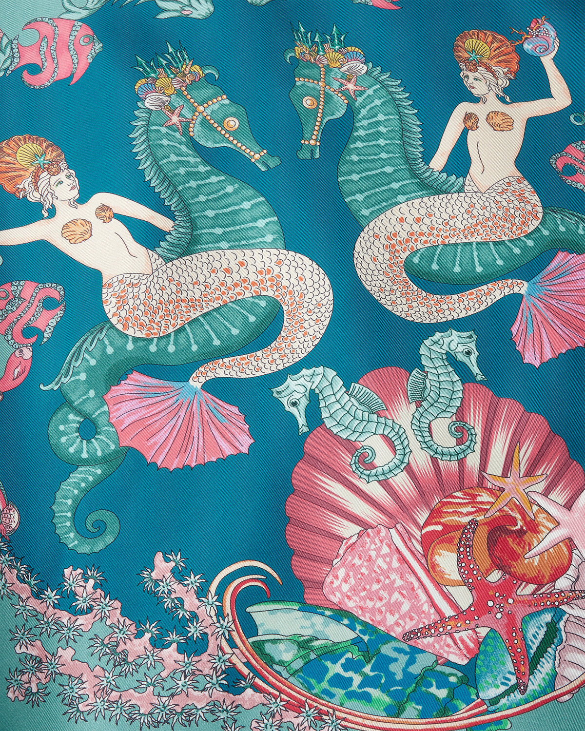 Versace Chemise En Soie Coral Theatre