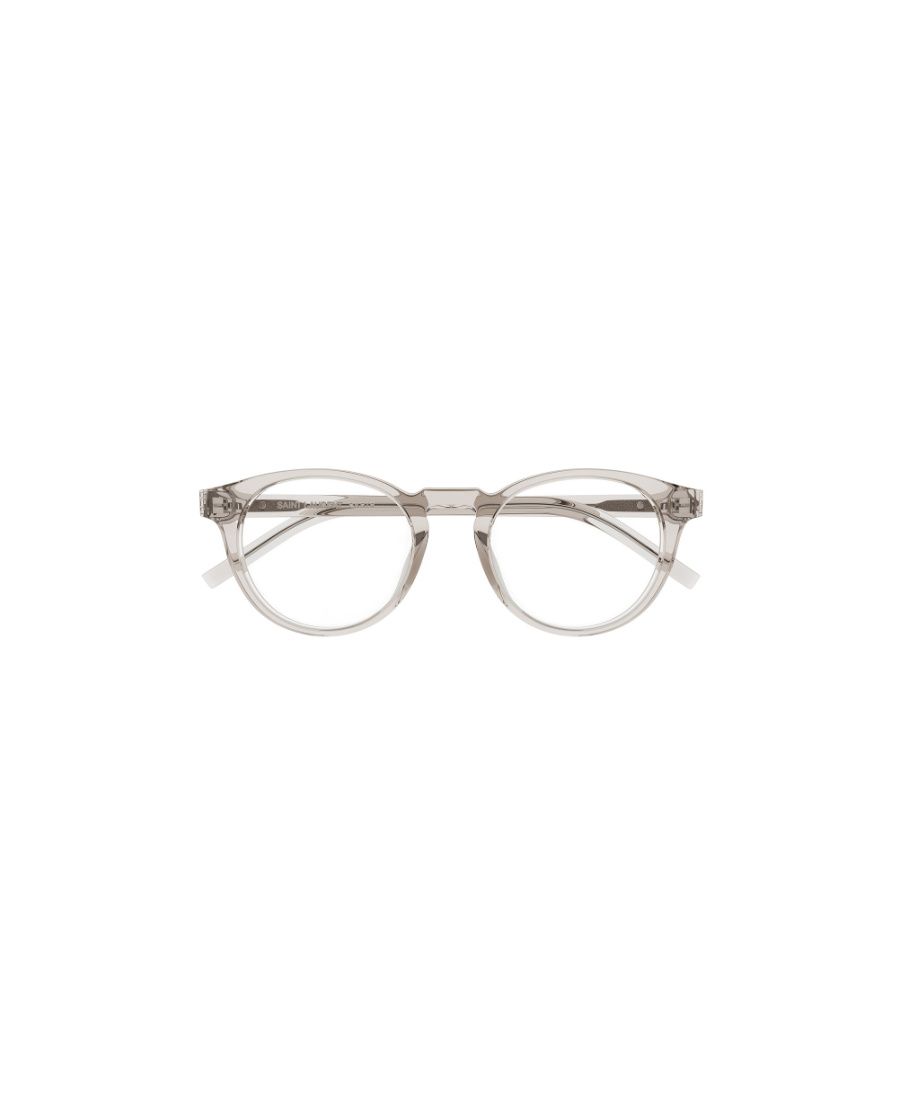 Saint Laurent Logo Flat Mirror In White