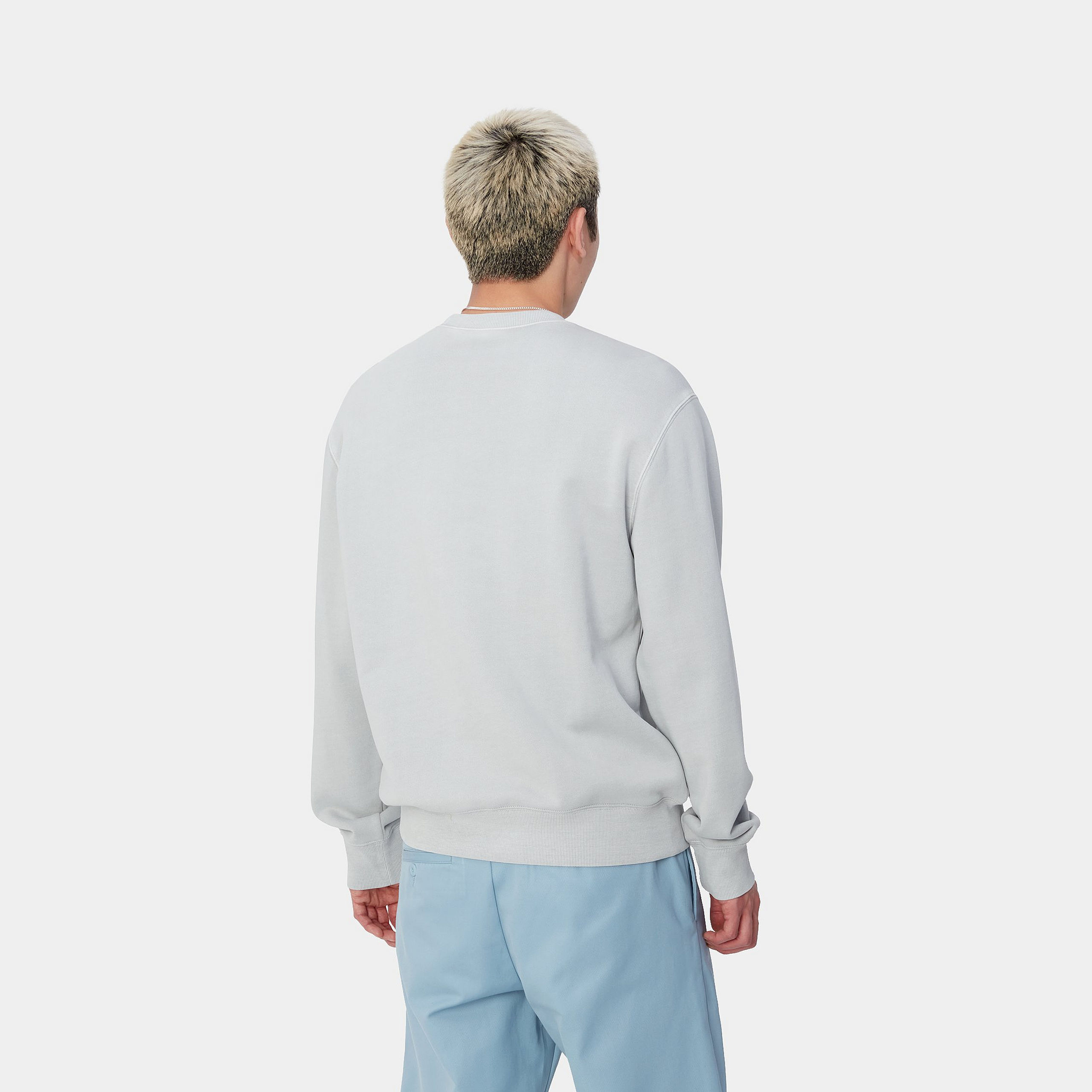 Carhartt Duster Script Logo-embroidered Sweatshirt In White