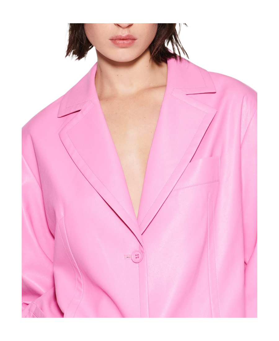 Stand Studio Lapel Suit Coat In Pink