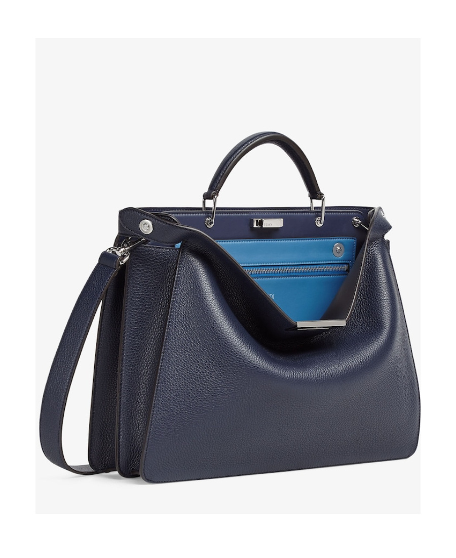 Fendi Peekaboo Iseeu Medium Tote Bag In Blue