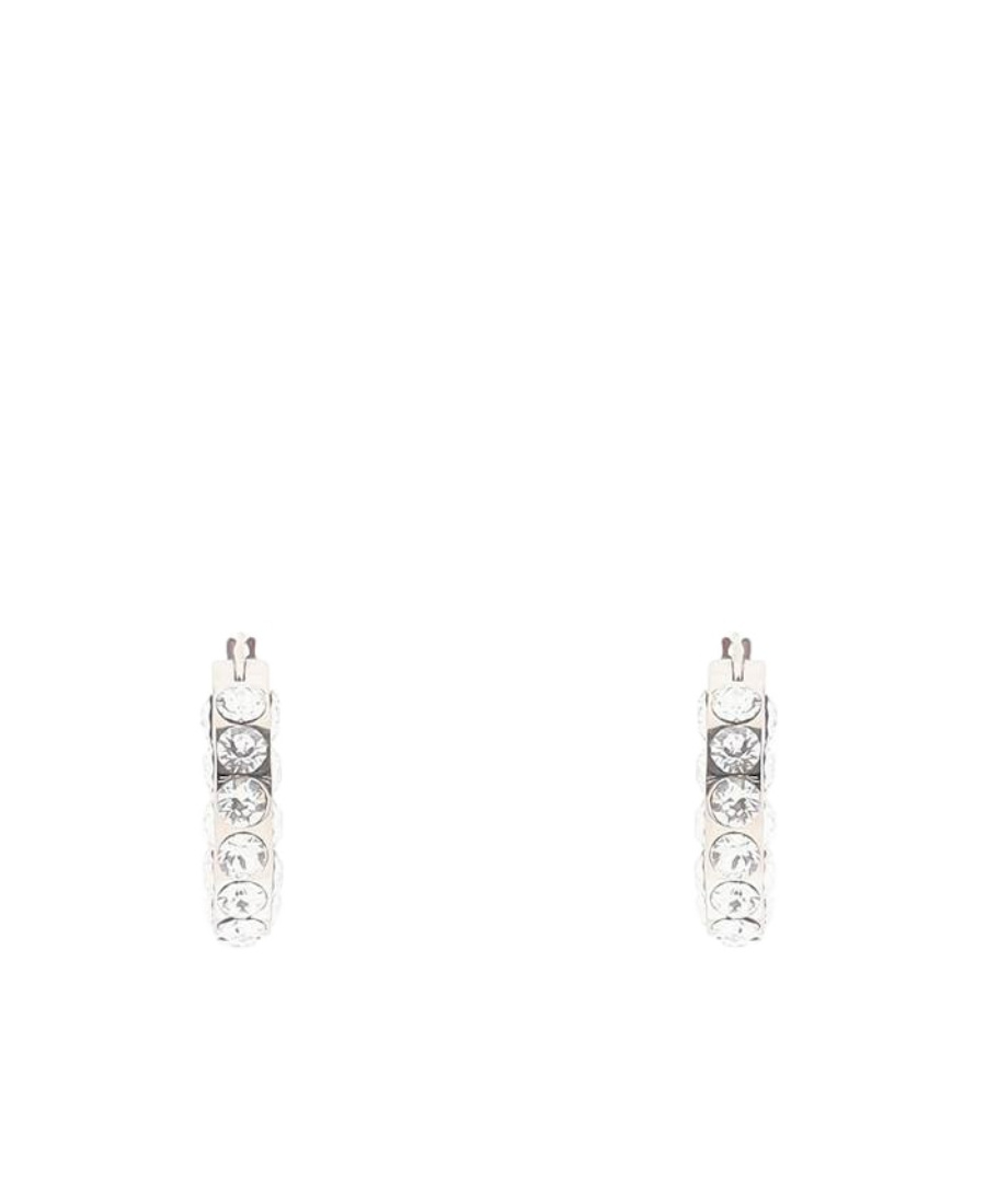 Amina Muaddi Ring Earring In White