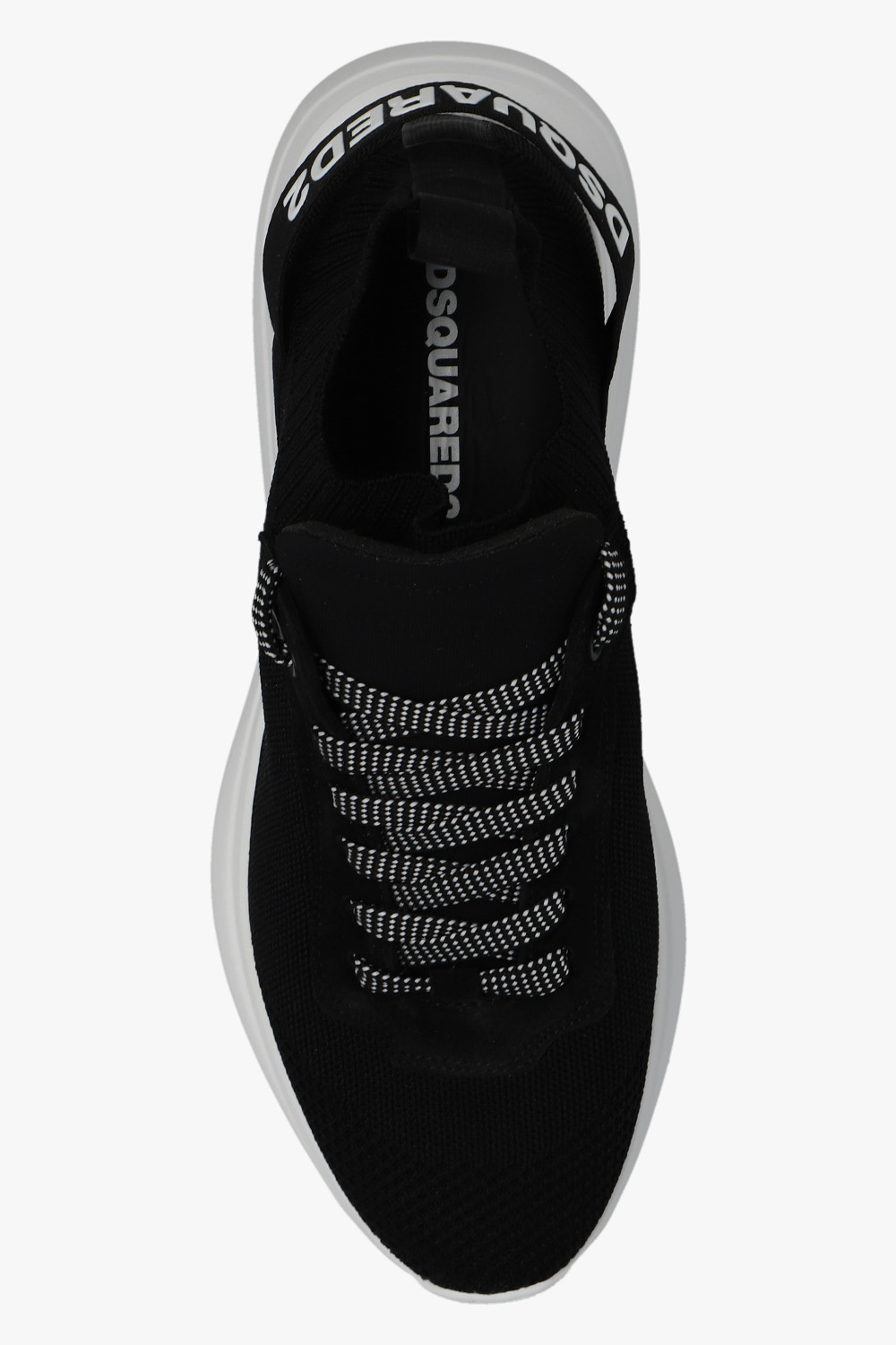 Dsquared2 Lace-up Low-top Sneakers In Black