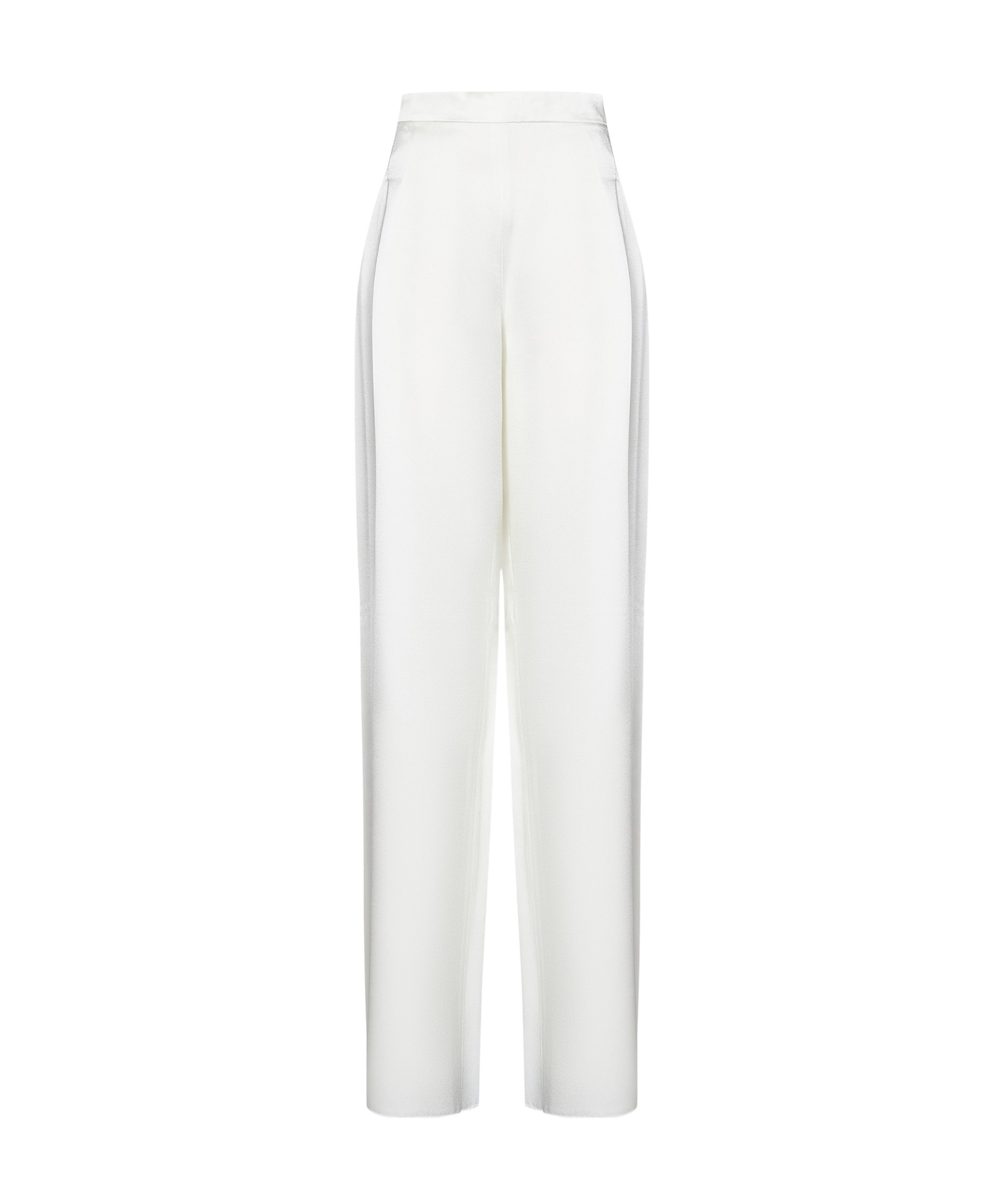 Max Mara Flowing Trousers In White