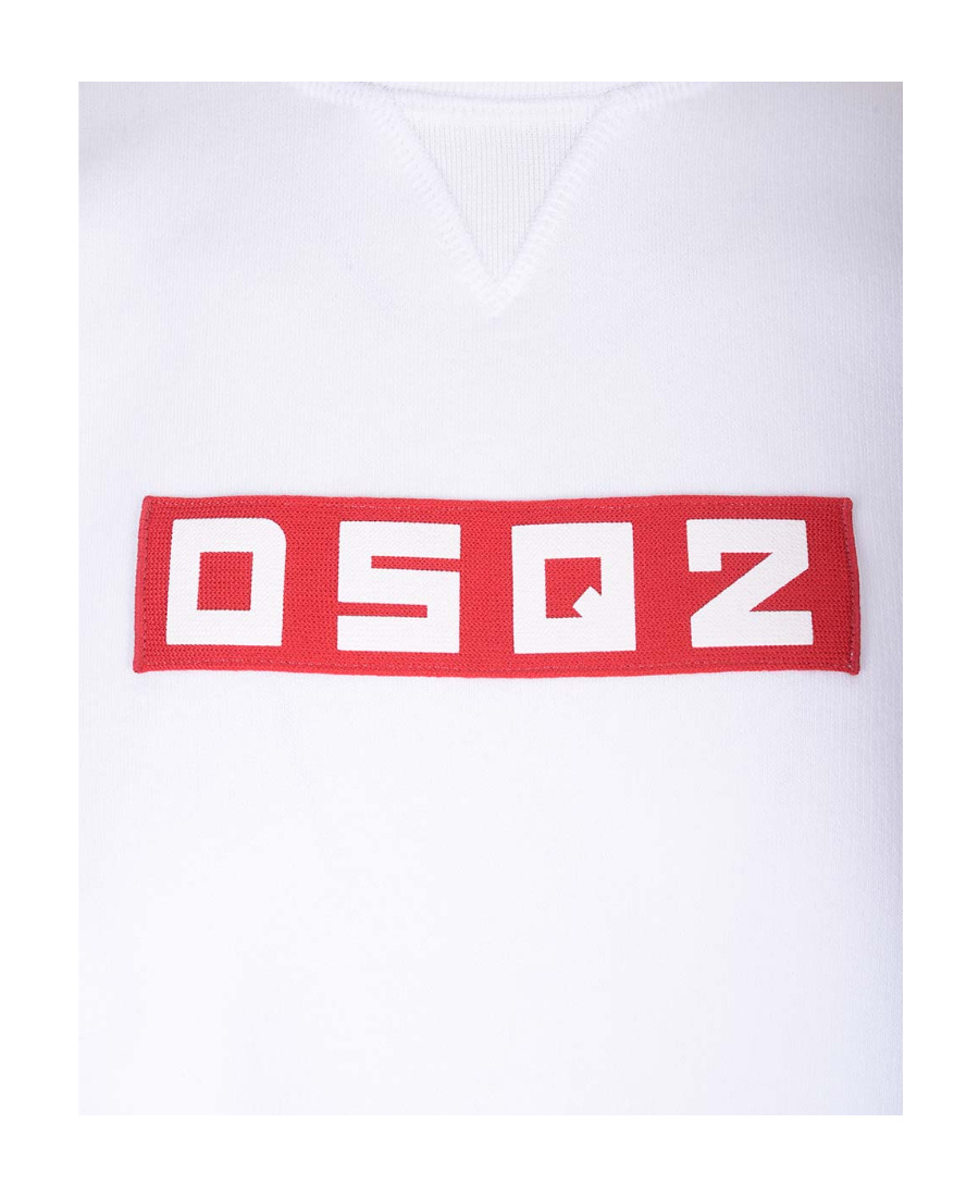 Dsquared2 Dsq2 Cool Fit Crewneck Sweatshirt In White