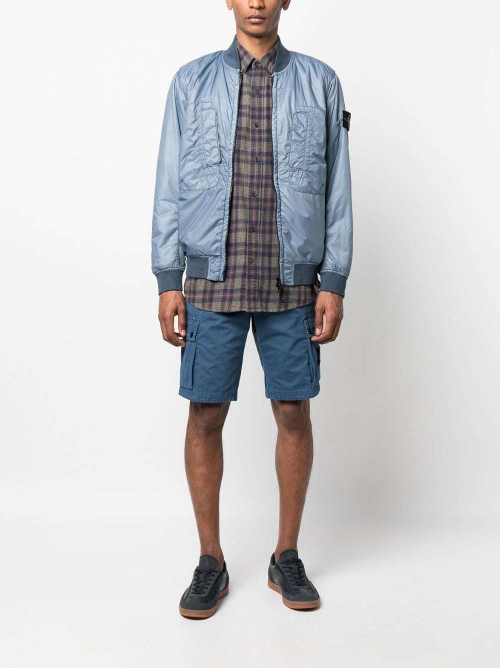 Stone Island Compass-patch Bomber Jacket