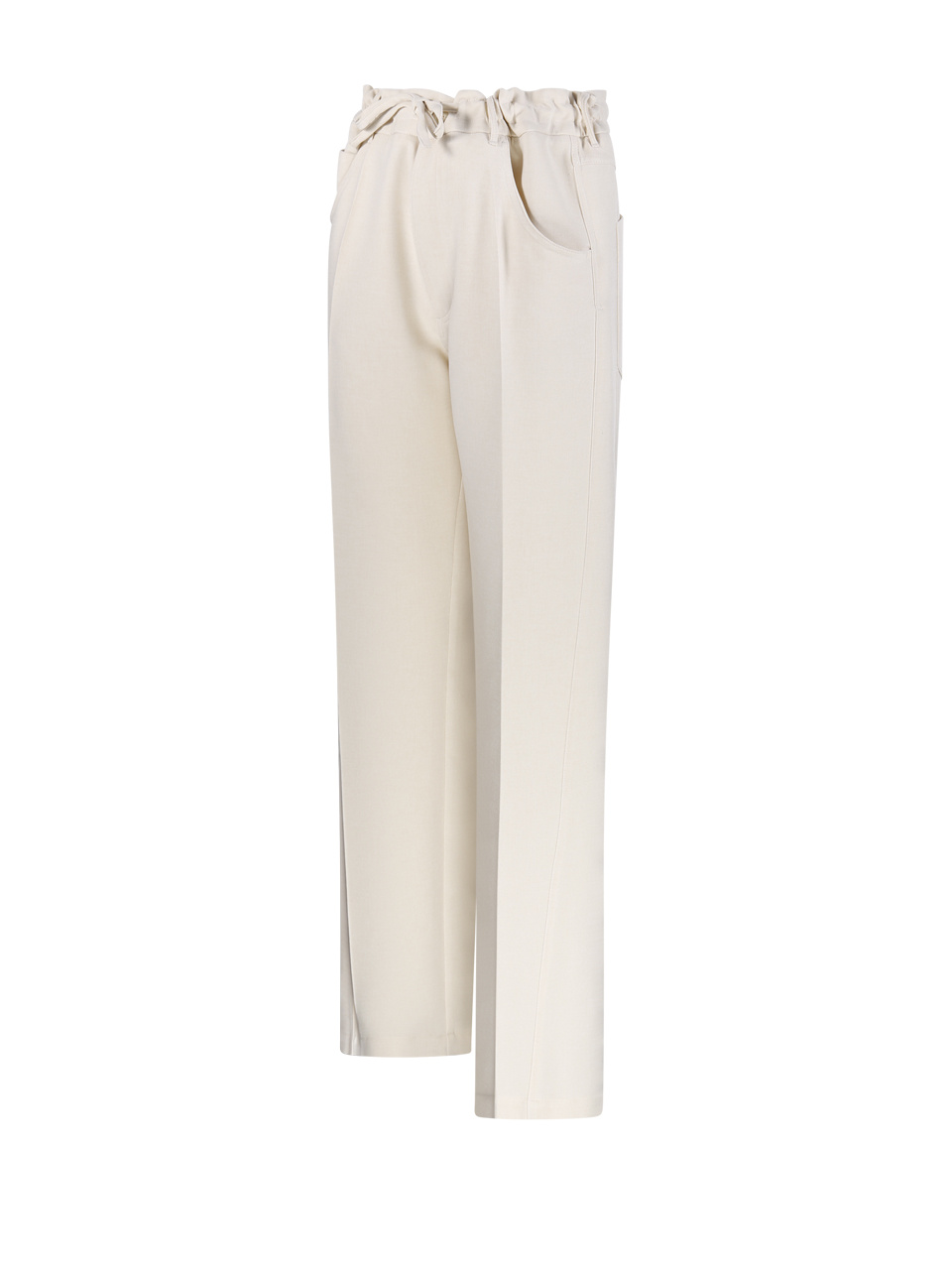 Darkpark Iris Comfort Suit Paper Bag Pant In Neutral