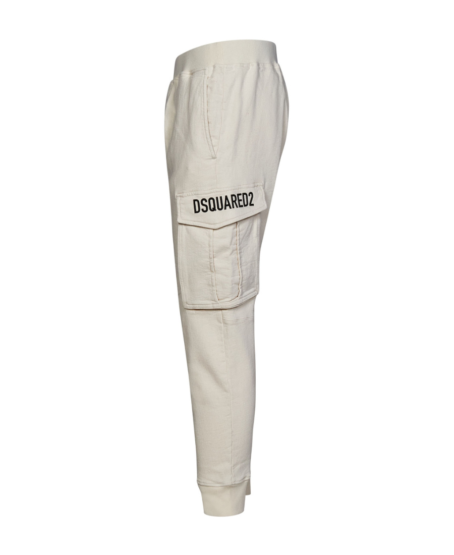 Dsquared2 Leisure Stretch Sweatpants In Nude