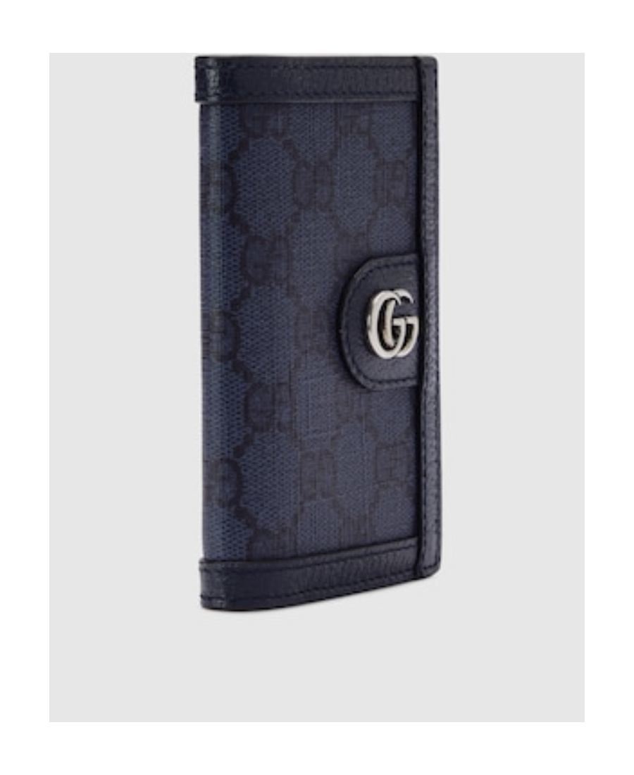 Gucci Ophidia Long Card Case In Blue