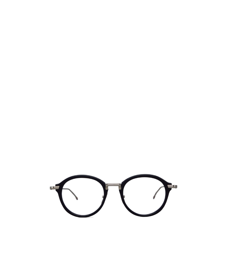 Thom Browne Round-frame Glasses In Blue