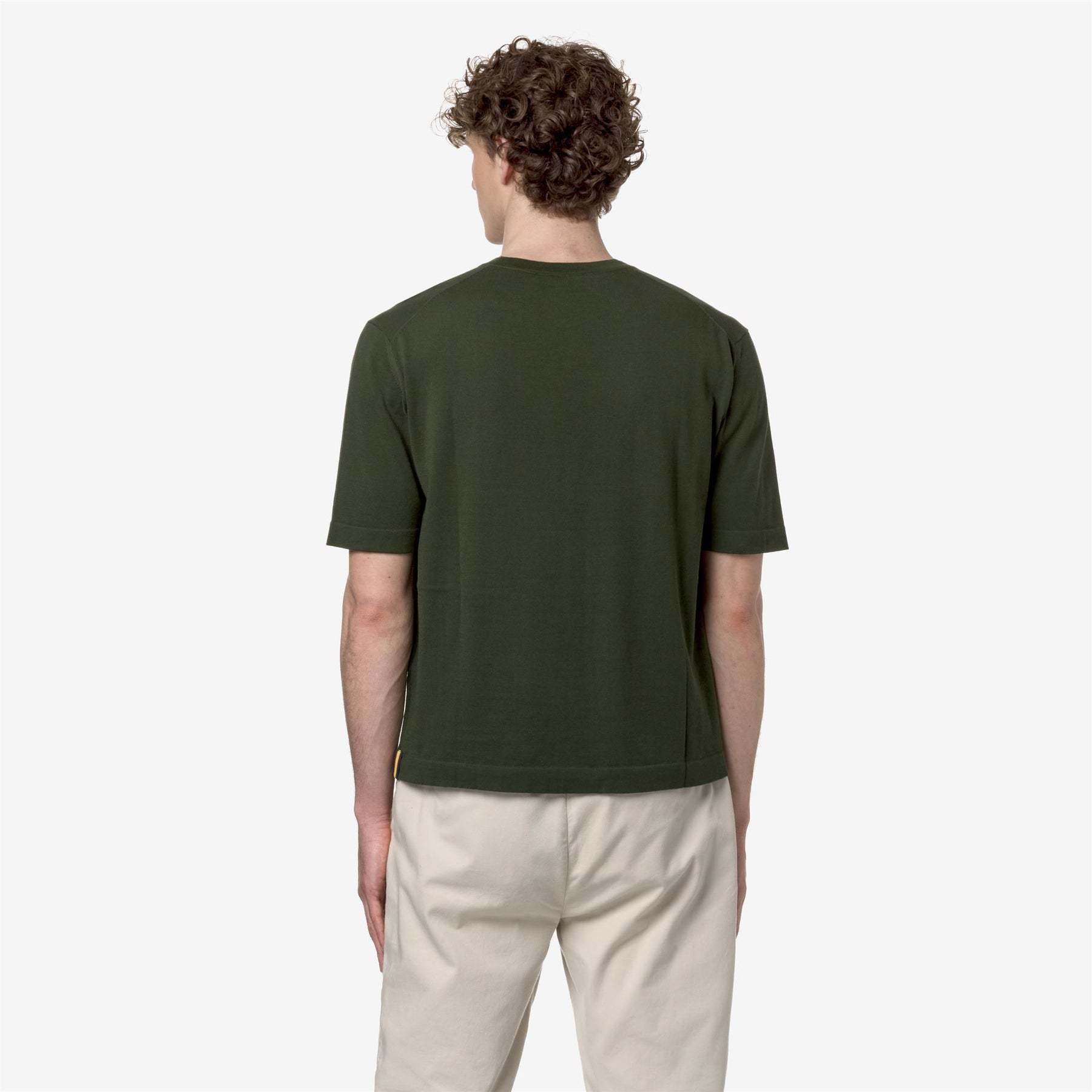 K-way T-shirt With Round Neck And Short Sleeves In Black
