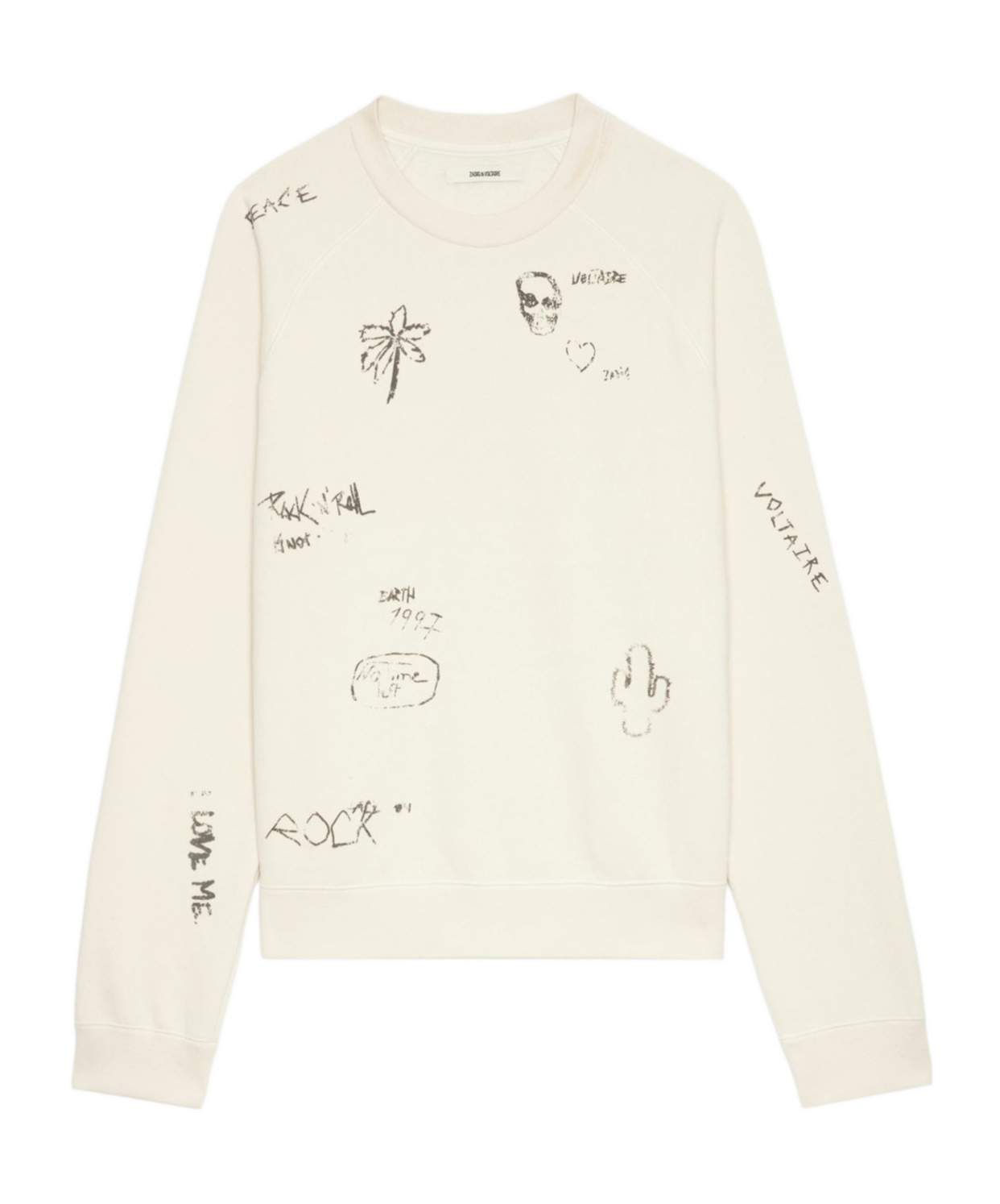 Zadig & Voltaire Uppy Graffiti Print Sweatshirt