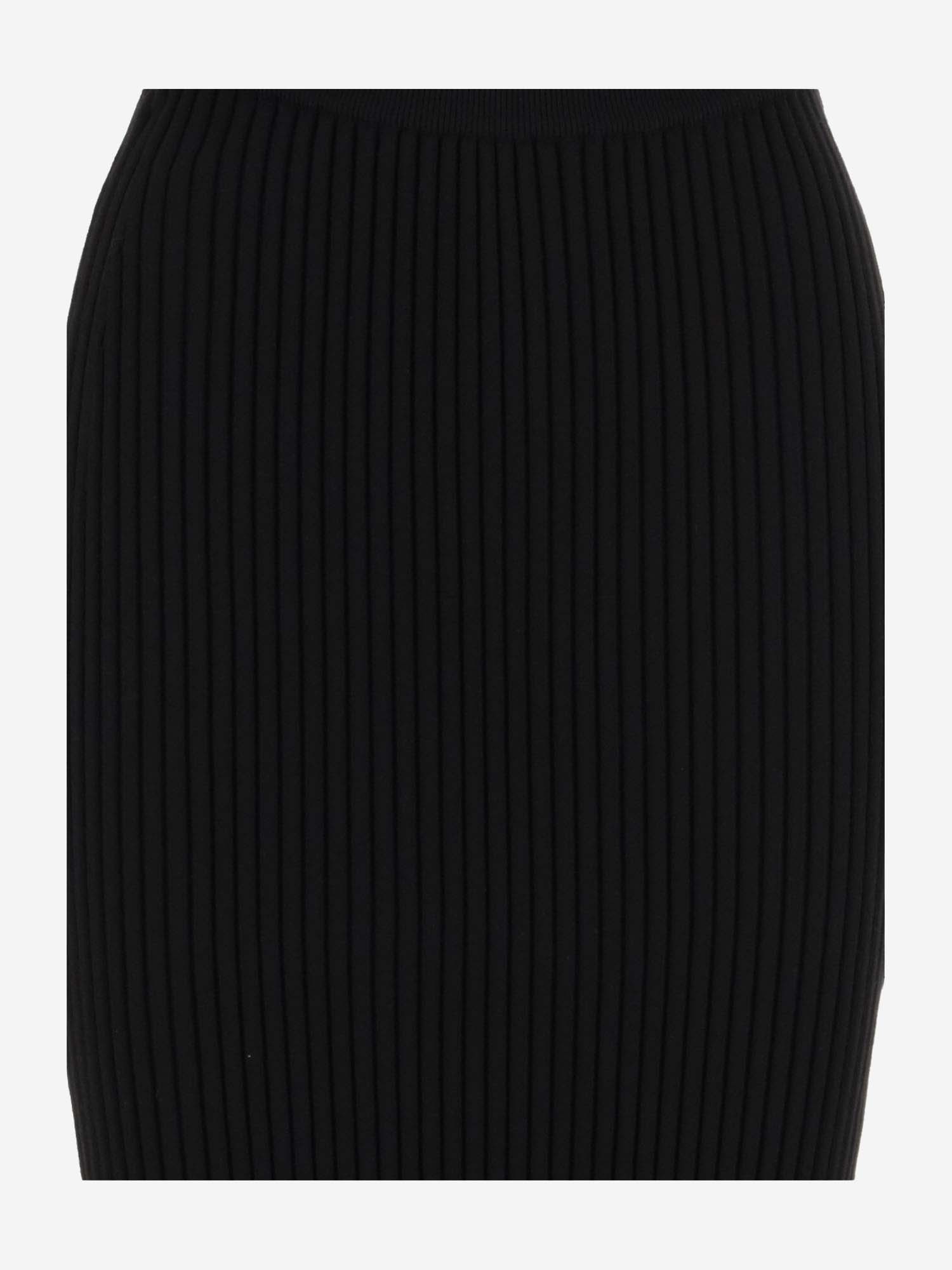 Khaite High-waist Skirt In Black
