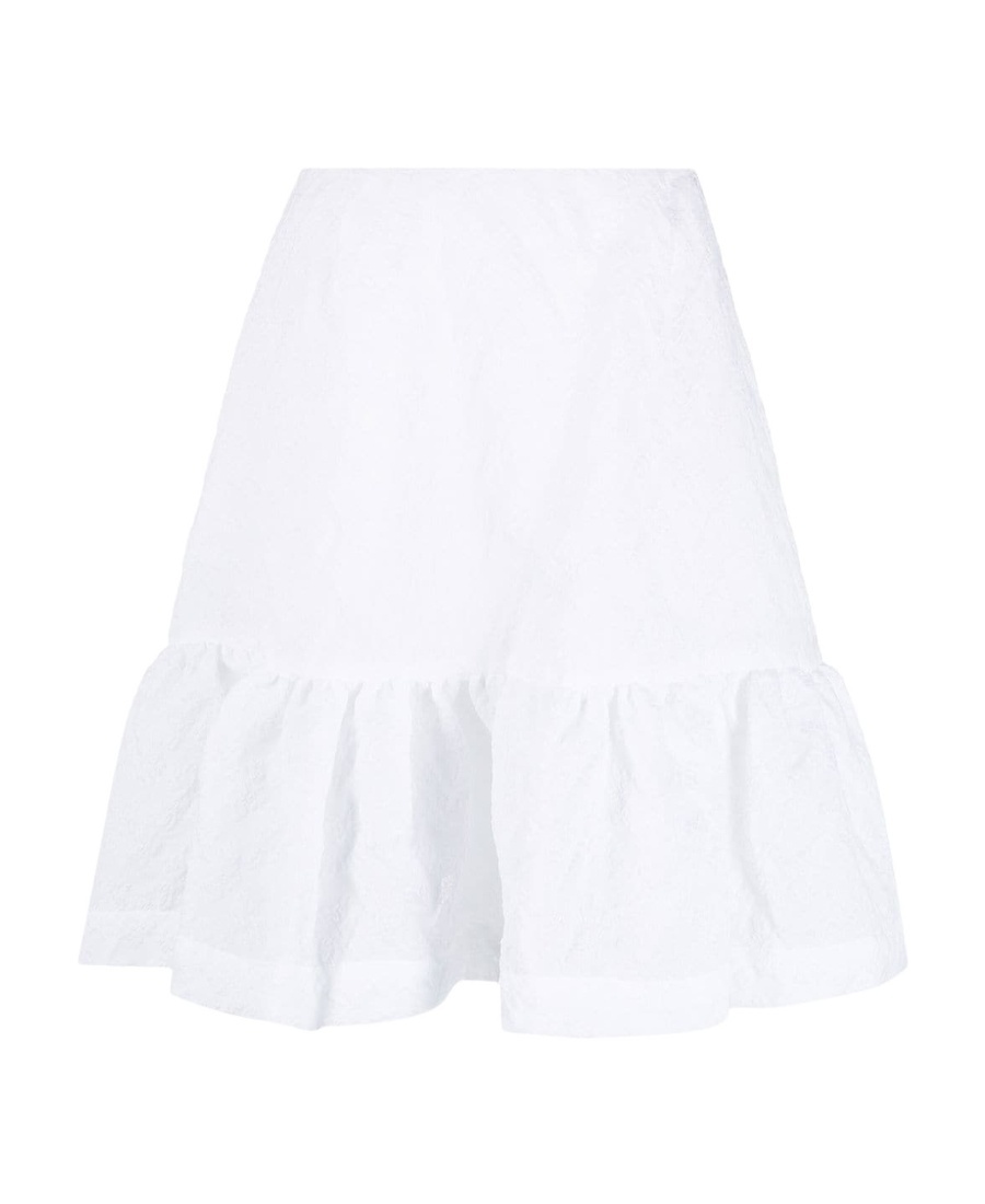 Simone Rocha Ruffled A-line Skirt In White