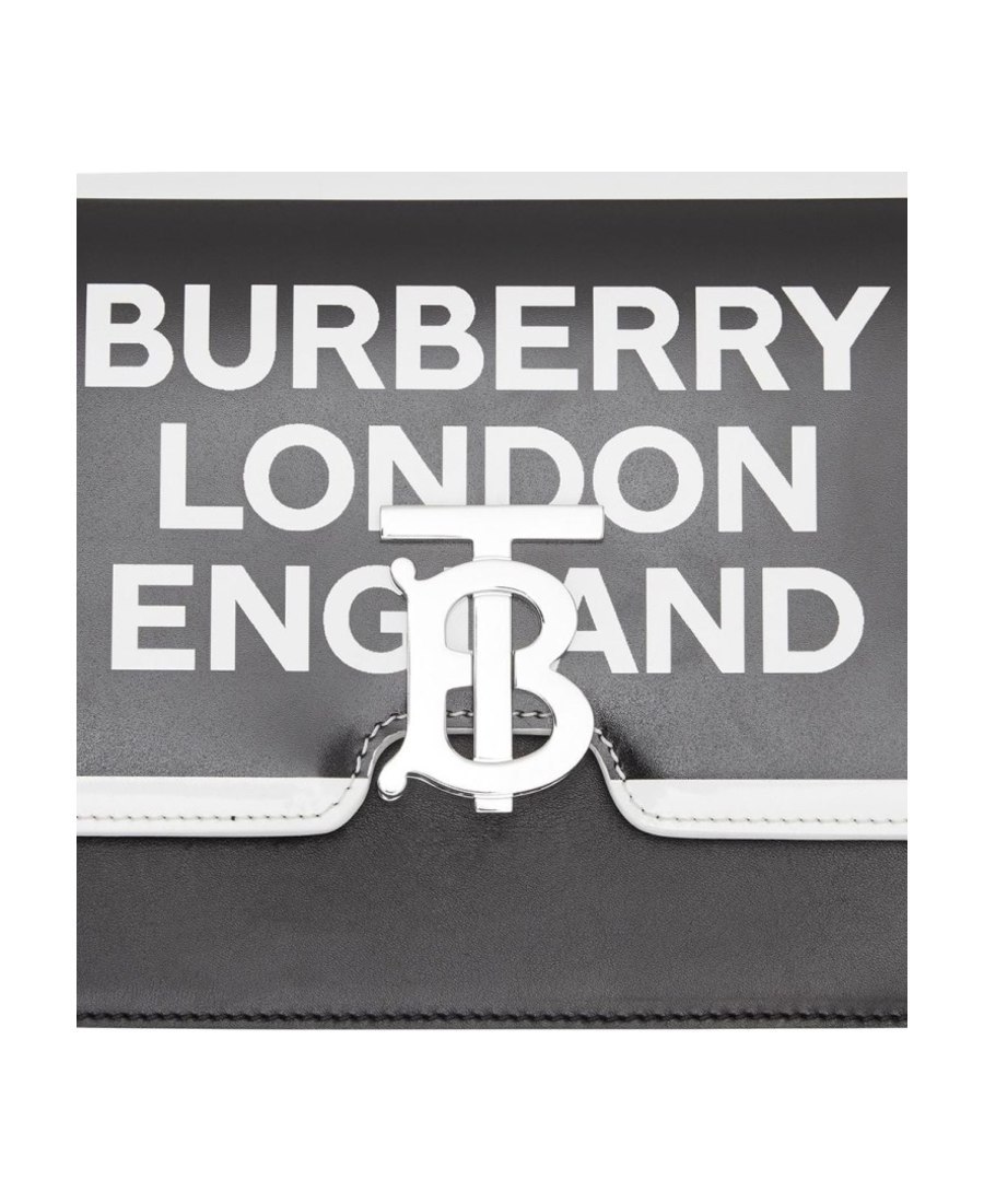 Burberry Small Tb Crossbody Bag In Black