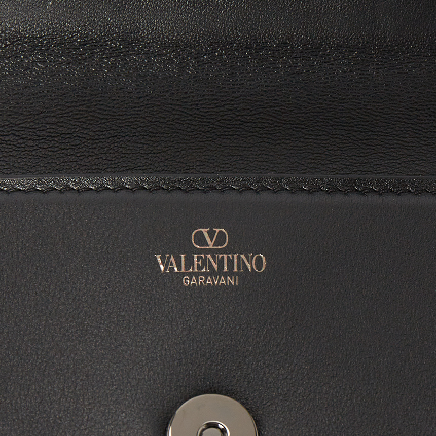 Valentino Flip Wallet In Black