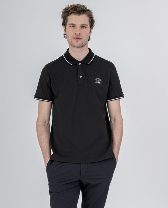 PAUL & SHARK LOGO SHORT-SLEEVED POLO SHIRT 