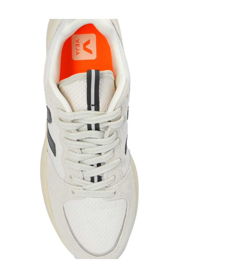 Shop Veja Venturi Alveomesh Leather Low-top Sneakers In White
