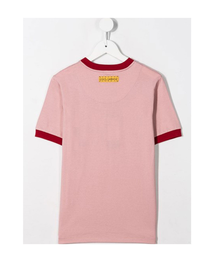 Dolce & Gabbana Fan Club T-shirt In Pink