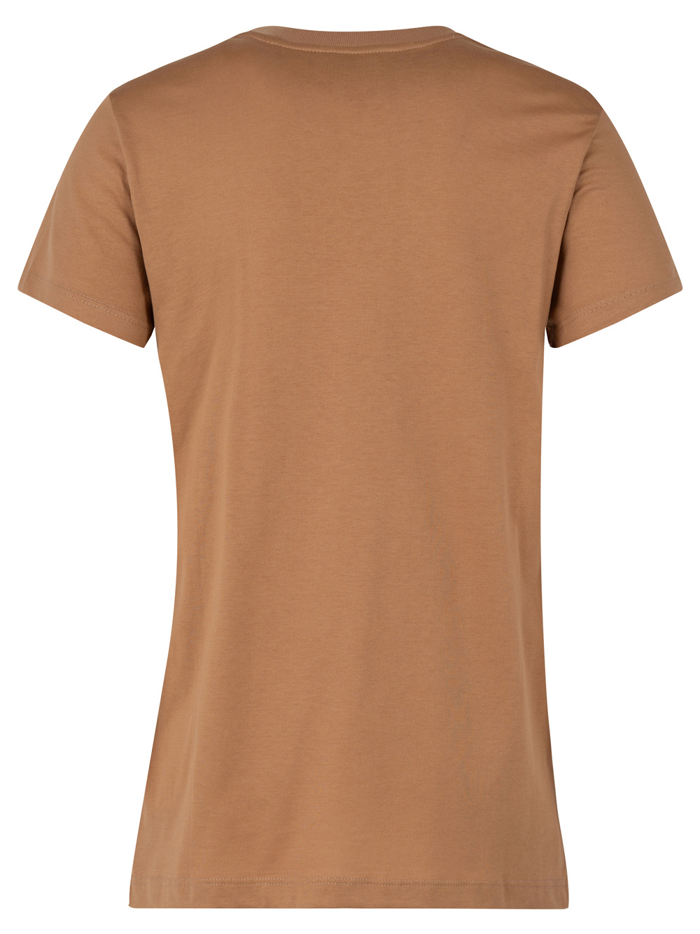 Max Mara Brown Cotton T-shirt In Brown