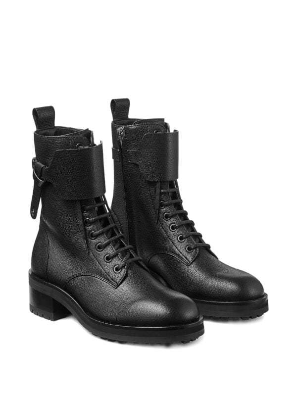 Jimmy Choo Round-toed Ankle Boots In Black