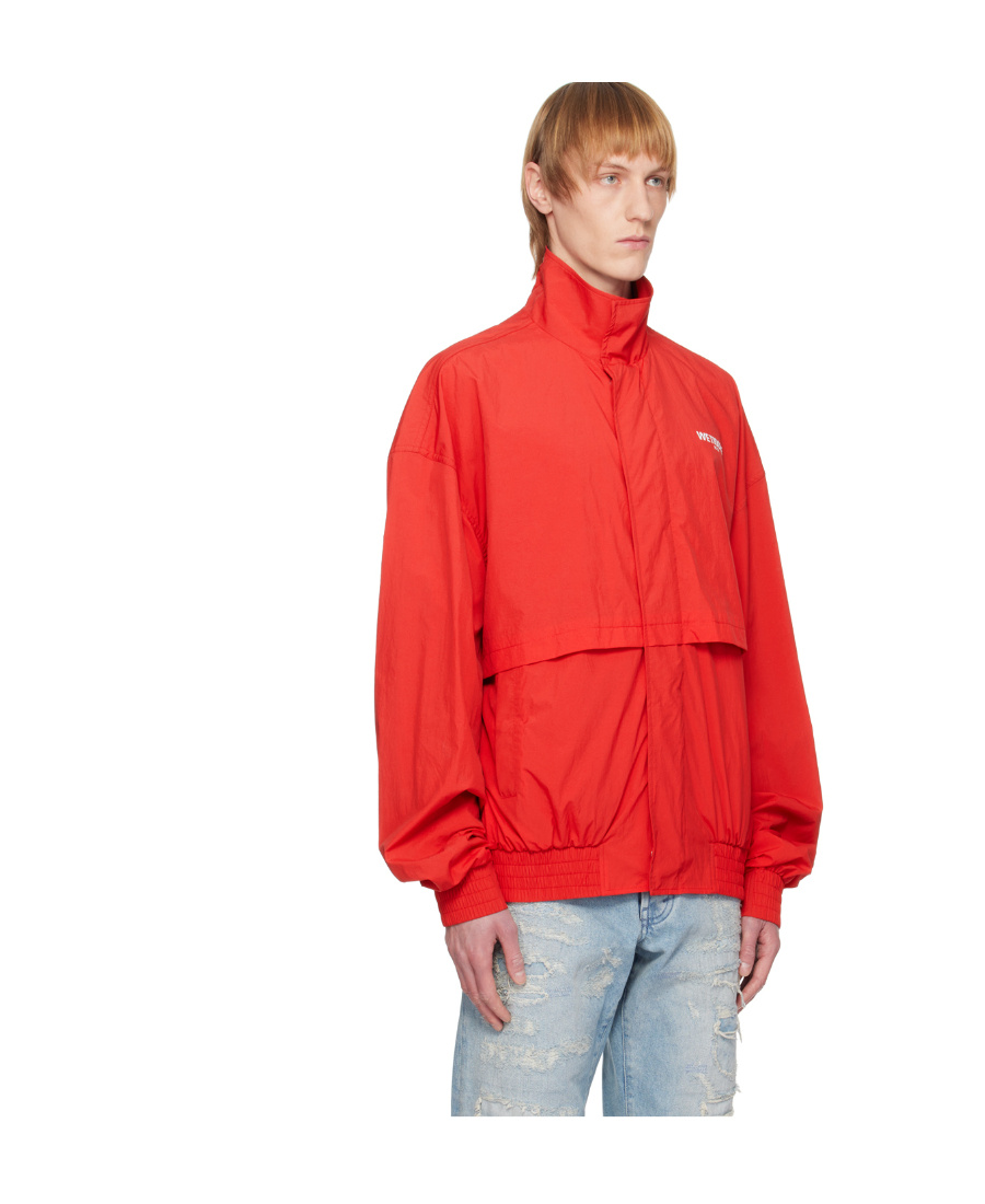 We11 Done Red Windproof Jacket In Red