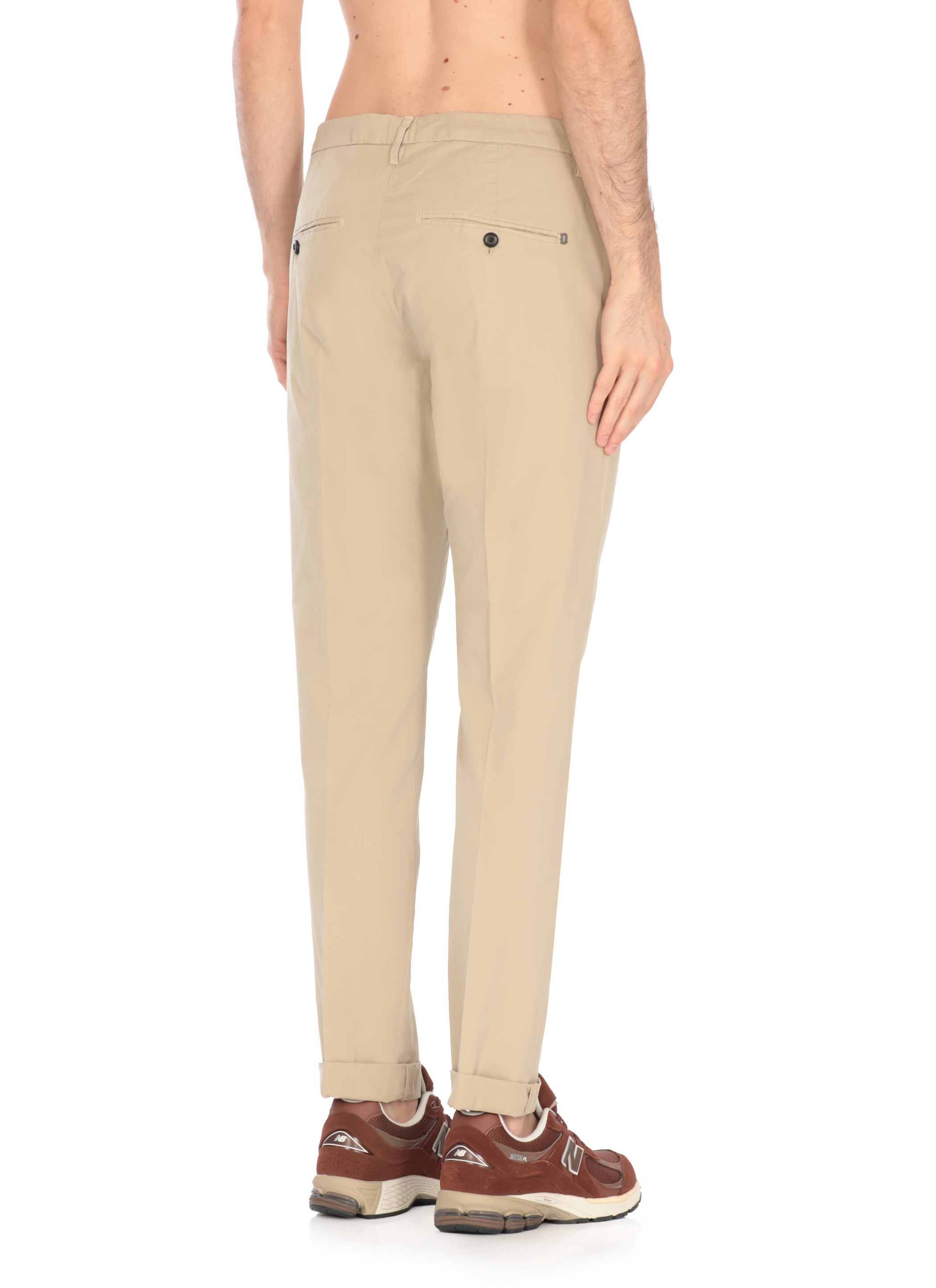 Dondup Man Pants Beige Size 36 Viscose, Polyamide, Elastane