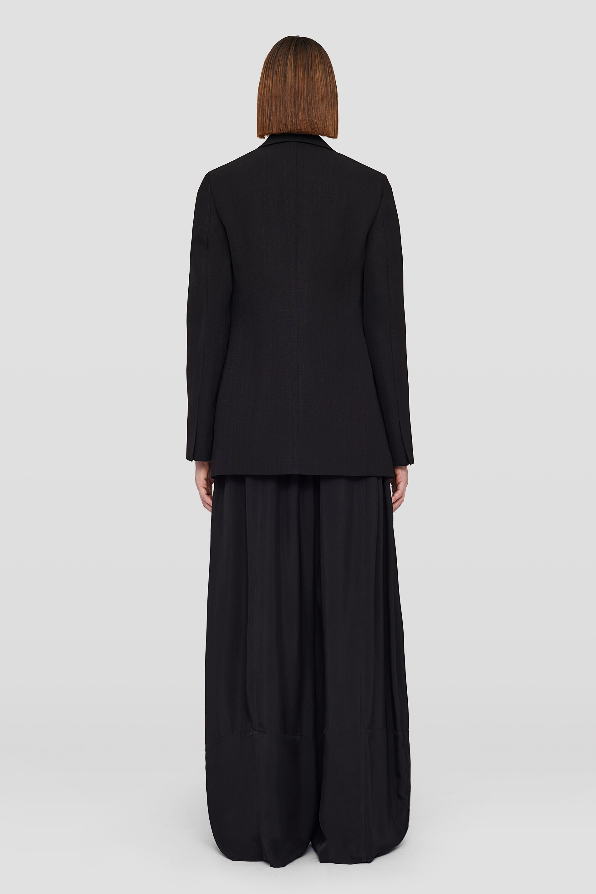 Jil Sander Double-breasted Tailored Blazer In Black