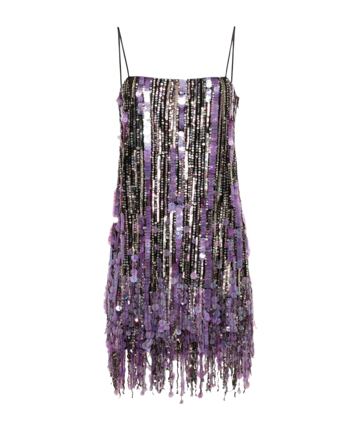 Amen Sequined Mini Dress In Multicolor