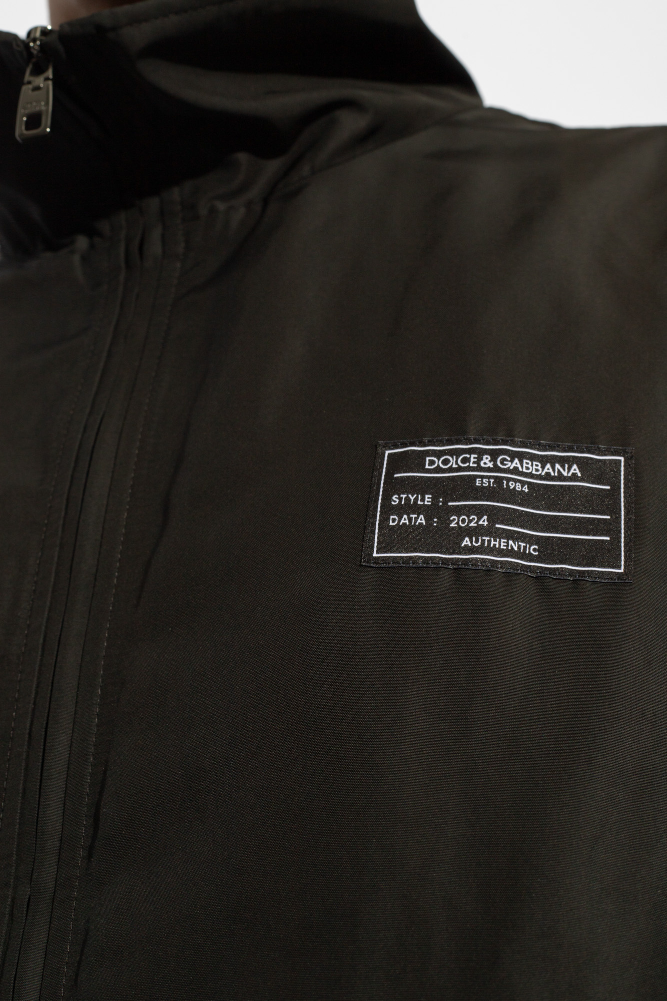 Dolce & Gabbana Hooded Jacket In Black